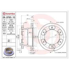 Brembo 2 Bremsscheiben + 1 Satz Beläge hinten | 25970089