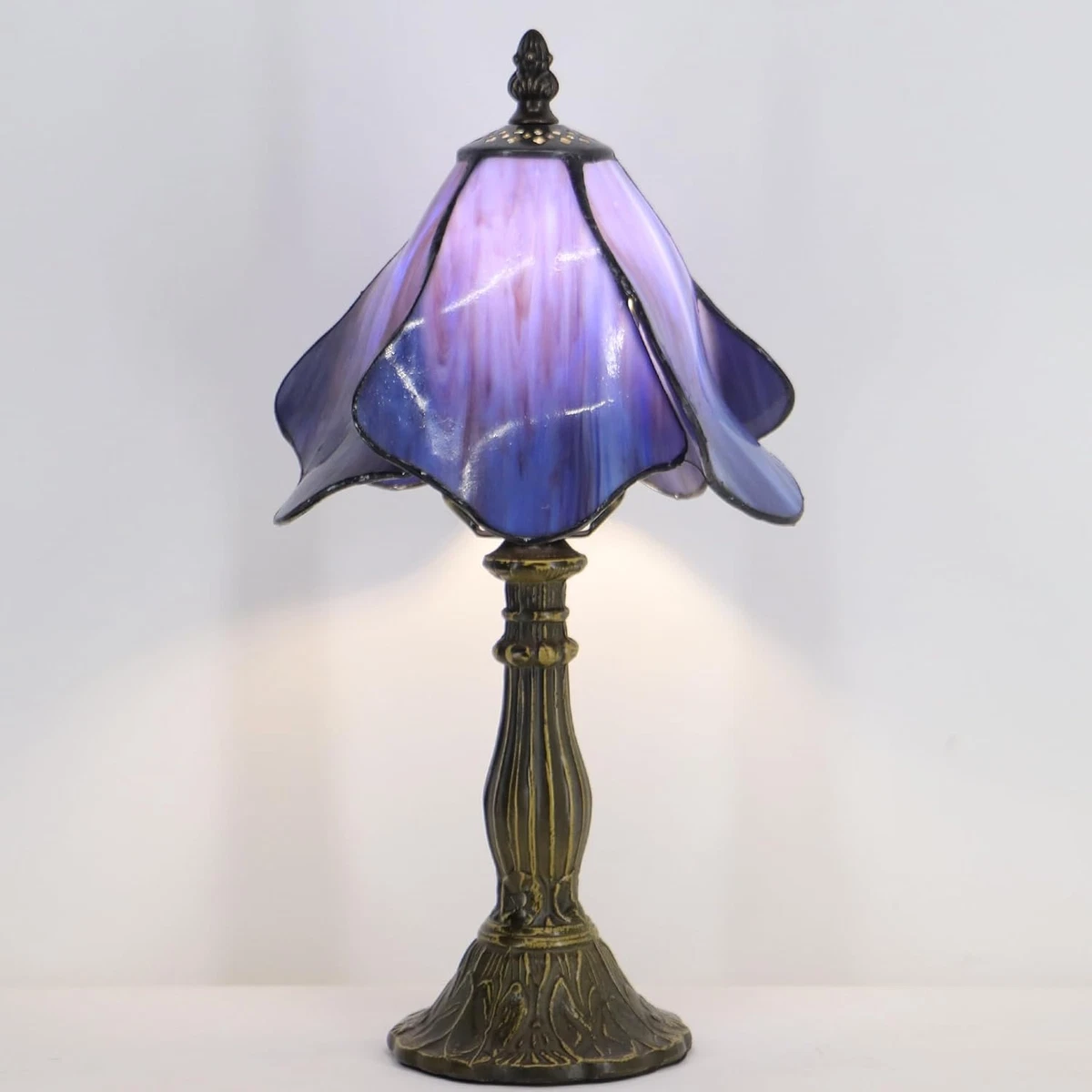 vintage purple glass lamp products for sale | eBay