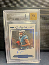 DeVONTA SMITH 2021 Flawless Prizm Shadow Signatures RC Auto 01/10 BGS 9/10 POP 1