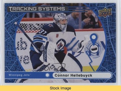 2025-26 Upper Deck Series 1 Tracking Systems Speckle Connor Hellebuyck READ 3d2