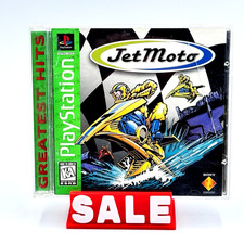 Jet Moto Sony PlayStation 1 PS1 1996 - Racing - Authentic - Tested & Working