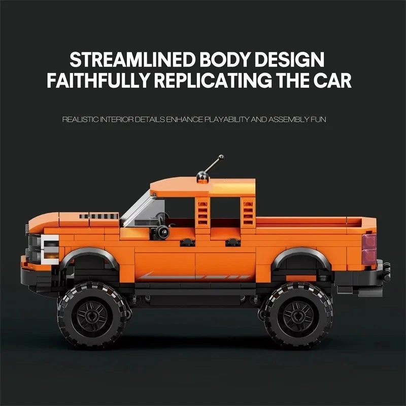 Kit de 423 piezas de bloques de construcción de camionetas todoterreno Foto 4 de 4