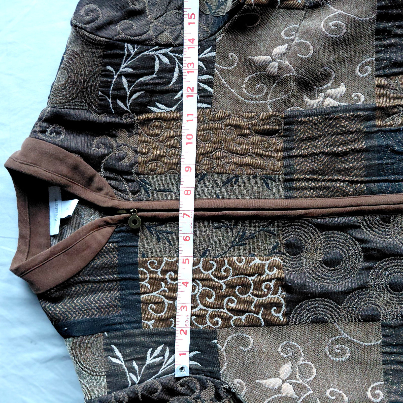 Vintage Boho Patchwork Tapestry Jacket S Wearable… - image 6