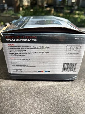   NEW! Dynastar DS-100 Step Up & Down Voltage Converter Transformer 100W 110V