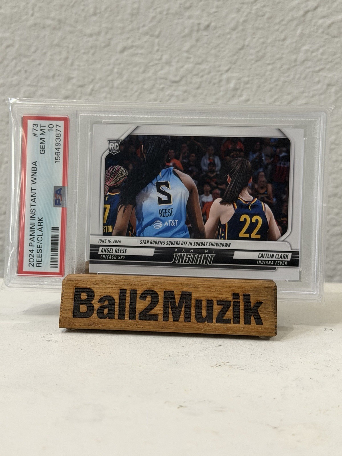 2024 Panini Instant Wnba #73 Reese/Clark PSA 10 RC view 2