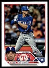 2023 Topps Bubba Thompson Rookie Texas Rangers #597