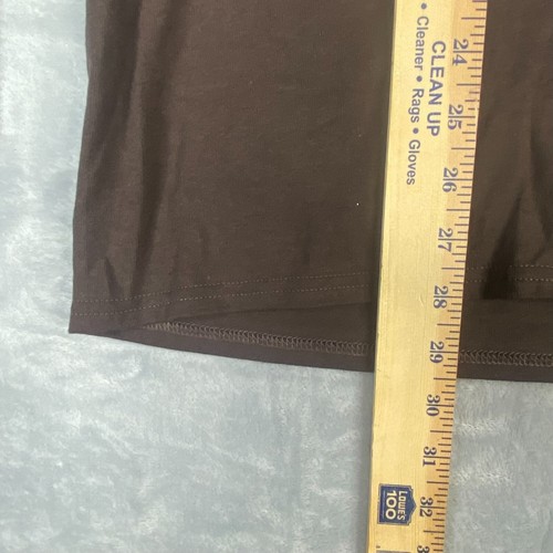 T-shirt Majestic CLEVELAND BROWNS logo calcio marrone taglia Large L nuova con etichetta - Foto 8 di 9