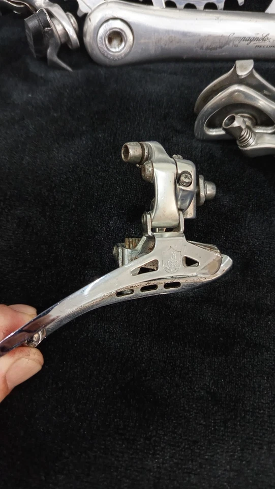 Campagnolo Record 2x9 groupset, 170mm 53/39 13/26 British Thread Chorus Rd 10s - Photo 4/4