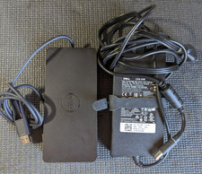 Dell D6000 USB 3.0 UHD 4k Universal Docking Station with 130W POWER ADAPTER