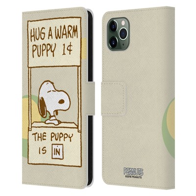 OFFIZIELLE PEANUTS SNOOPY UMARMUNG BRIEFTASCHE HUELLE FÜR APPLE iPHONE HANDYS