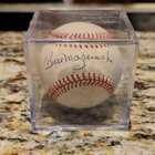 Rawlings NL Baseball Autographed by Bill Mazeroski Pirates Display Case w/ COA