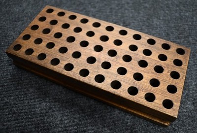 Solid Rock Maple Loading Block for .223 Size Cartridges with .378 base diameter