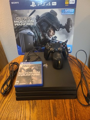 Sony PlayStation 4 Pro 1 TB Console, Black - 4K PS4 Pro Modern Warfare Bundle
