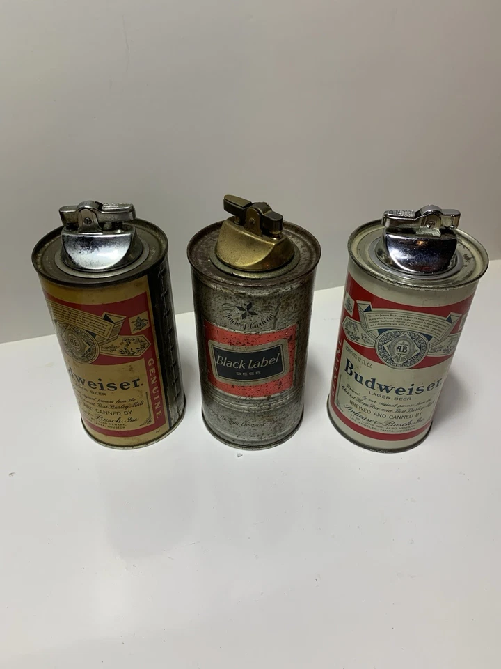 3 Vintage Beer Can Lighters - Image 3 of 4