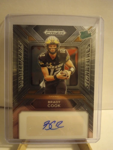 2024 Prizm Draft Picks Rookie Brady Cook Auto Sensational Signatures silver 🔥
