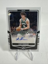 2024-25 Panini Donruss Optic Liam Robbins #SS-LIA RC Auto - Vanderbilt/Buck (Z)