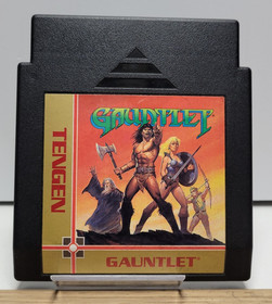 Tengen Gauntlet for Nintendo NES 1987, ( Cartridge, Manual, Case )