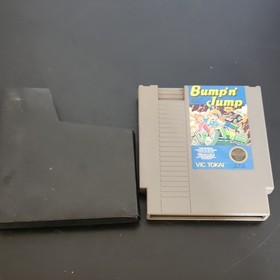 Vic Tokai Bump 'n' Jump Cartridge Nintendo NES Arcade Car Racing Game