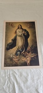 Vintage La Concepcion Inmaculada De Maria Print  Roberto Hoesch Milano N. 236