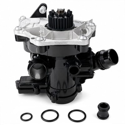 Water Pump Thermostat Housing Assembly Compatible with VW Audi EA888 Gen3 1.8...