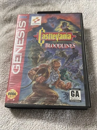 Castlevania: Bloodlines (Sega Genesis, 1994) CIB UNTESTED