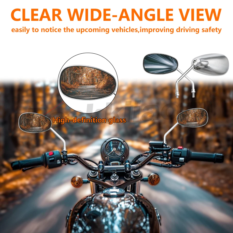 Espejos retrovisores para moto Honda CB1000 CB125S CR80 CR500R CR250R CBF600 Foto 4 de 4