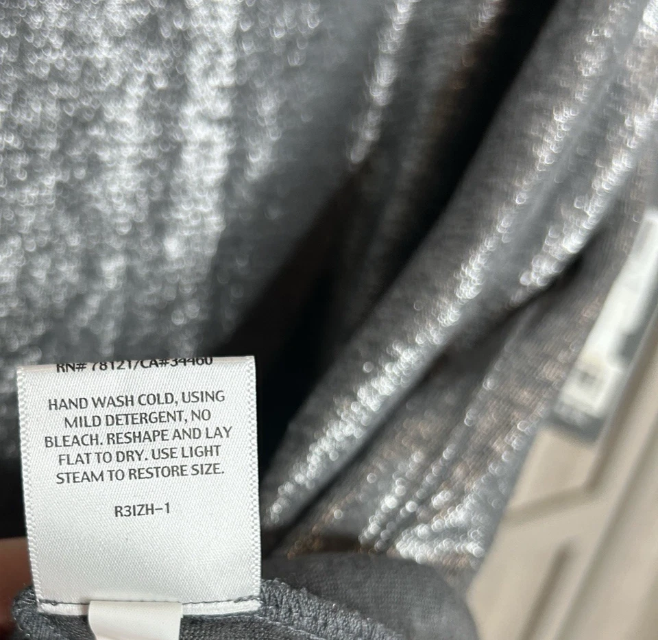 Camiseta sin mangas Eileen Fisher plateada para mujer grande pequeña lino orgánico sostenible nueva con etiquetas Foto 4 de 4