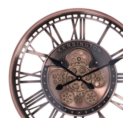 Orologio da parete in stile Industrial al quarzo arredo moderno Kensington - Foto 3 di 4