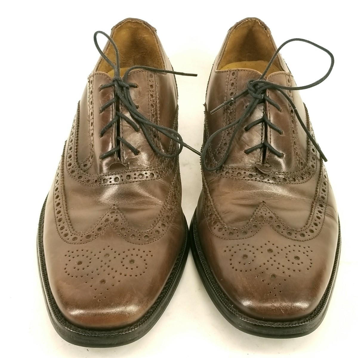 Cole Haan Nikeair Mens Brown Distressed Leather Brogue Wingtip Derbys   US 10 M Cole Haan NikeAir Mens Shoes Brown Sz 8 M Wingtip Oxford  main image 3