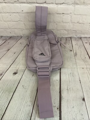 Adidas Essentials 2 Sling Crossbody Bag Preloved Fig Purple Black