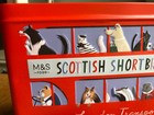 Fun M&S Shortbread Biscuit Collector’s Tin London Bus W/Animals Dogs Cats 2022 — photo 10