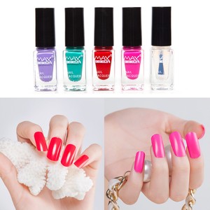 5pcs Non Toxic Soak Off Nail Polish Water Based Nail Gel For