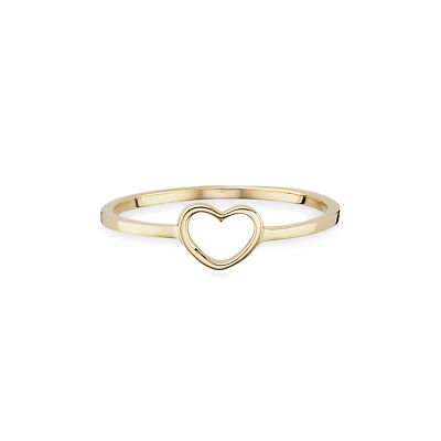 cai love Ring 925 Sterling Silber gelb vergoldet kleines Herz glänzend Damen NEU