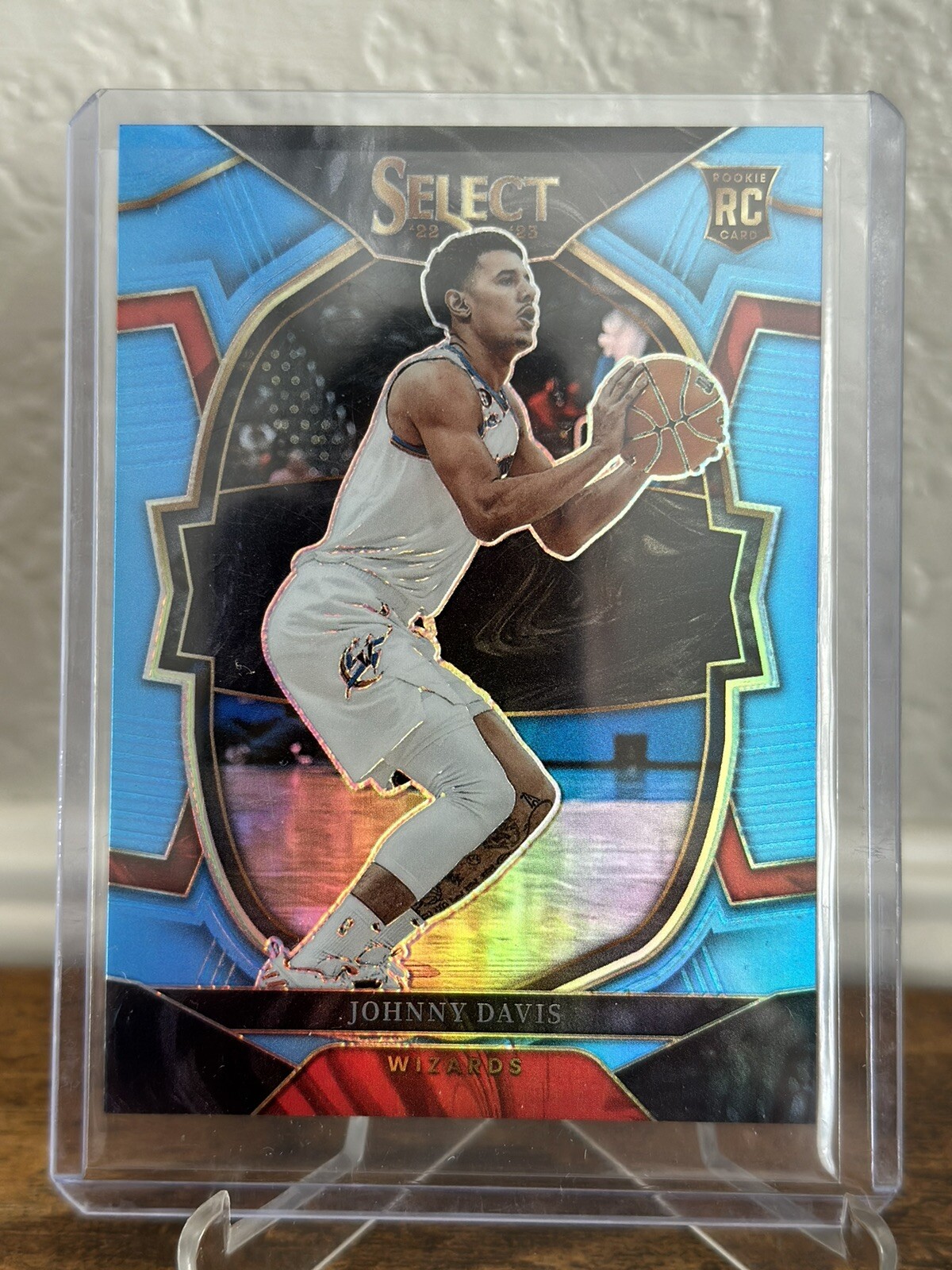 2022-23 Select Johnny Davis Concourse Light Blue Prizm Rookie RC #/299