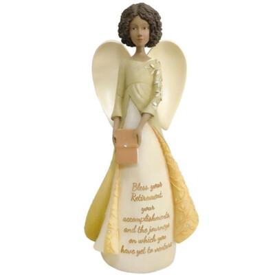Foundations by Karen Hahn - Retirement African American Angel Figurine - 6010546