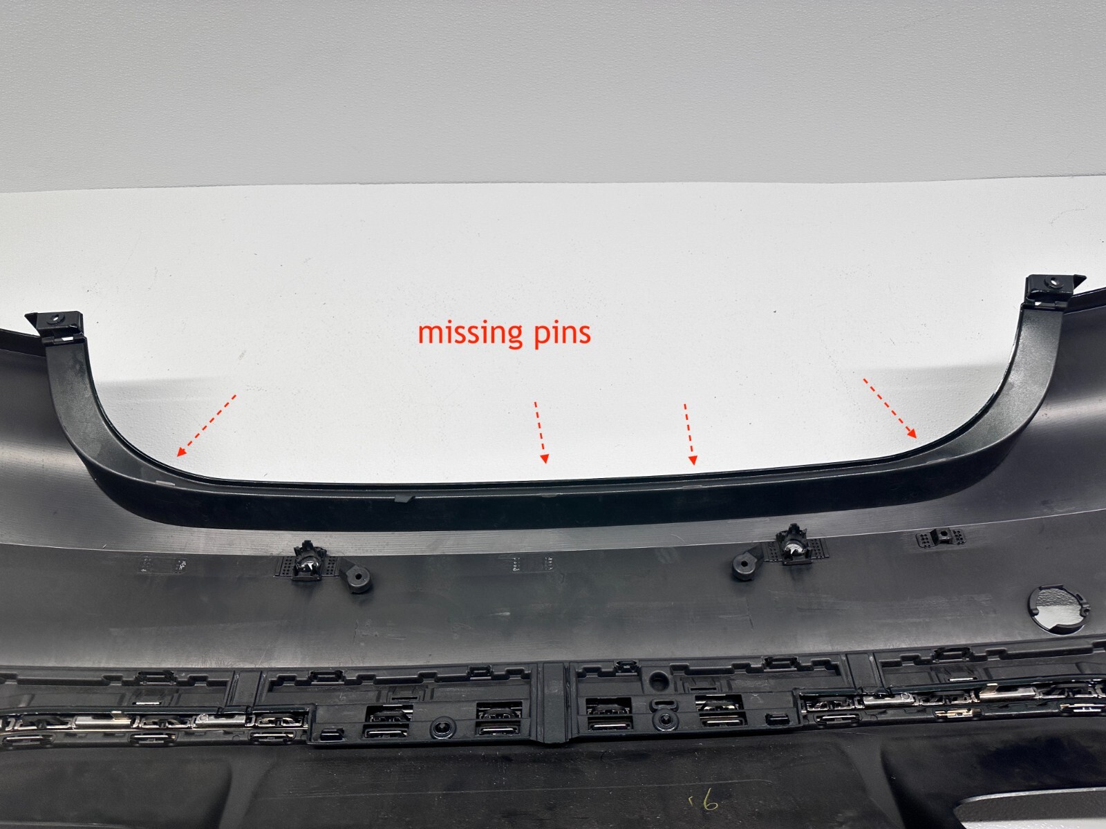 2021-2023 Jaguar XF R-Dynamic SE Rear Bumper Cover X260 OEM Sensor Type GREEN