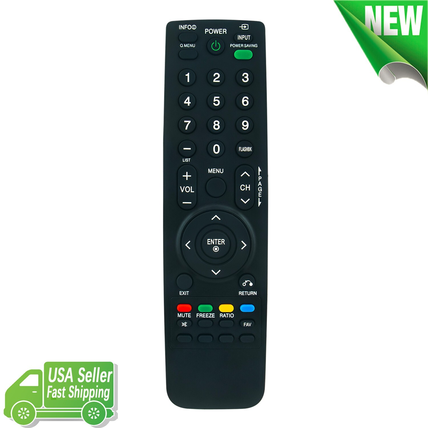 New AKB69680439 Replace Remote for Zenith TV Z50PJ240 Z50PV220 Z42PT320