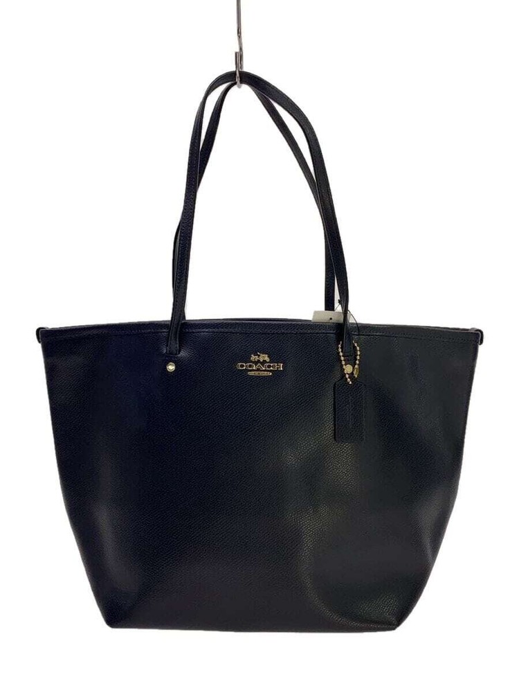 COACH Tote Bag Leather BLK