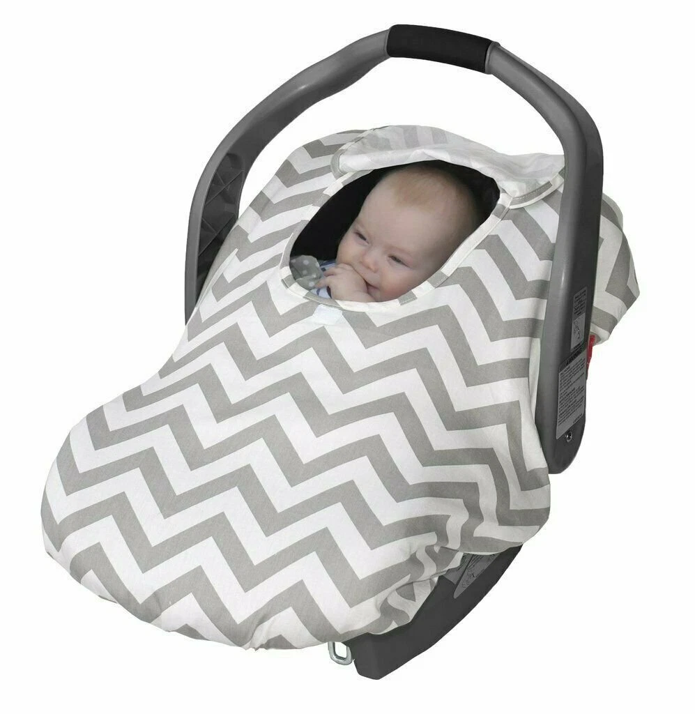 Jolly Jumper Arctic Sneak-A-Peek Infant Car Seat Cover with Attached  Blanket eBay