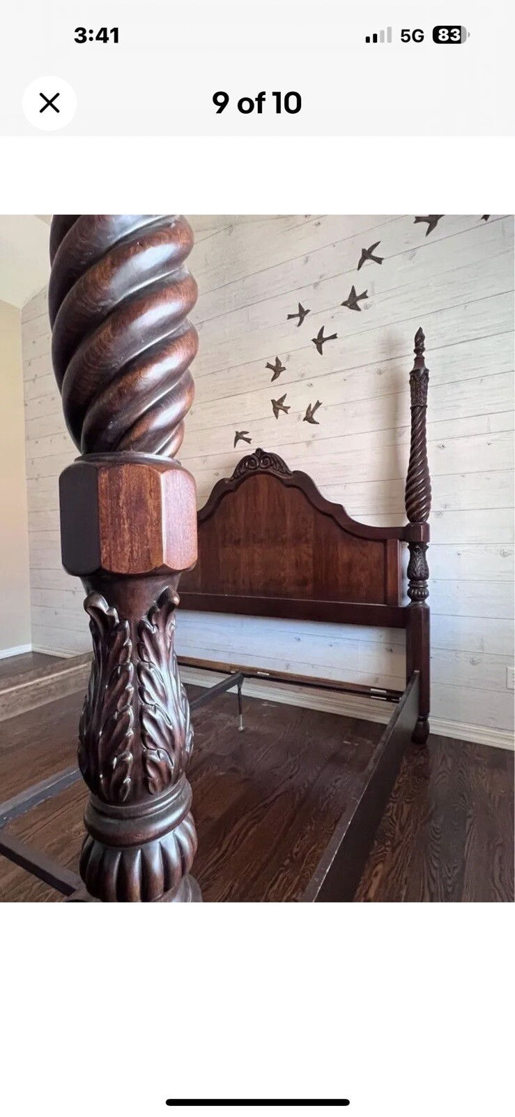 New Thomasville River Road King Size 4 Poster Bed eBay