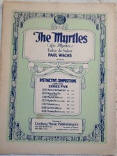  The Myrtles Valse de salon 1936 Partiture per pianoforte di PAUL WACHS