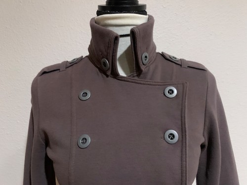 CONVERSE ONE STAR Womens Size S Military Style Jacket Blazer Buttons Pocket Look - Foto 7 di 22