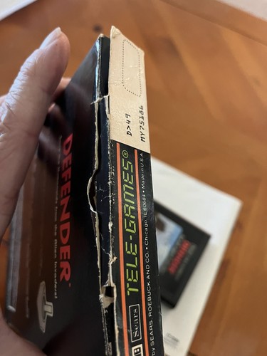 Defender (Atari 2600) By Sears Tele-Games in Box with Manual Tested & Working - Picture 8 of 8
