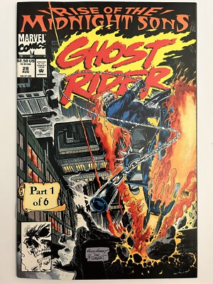 Ghost Rider 28 GHOST RIDER #28 Marvel 1992 1st Appearance Lilith Midnight Sons ...