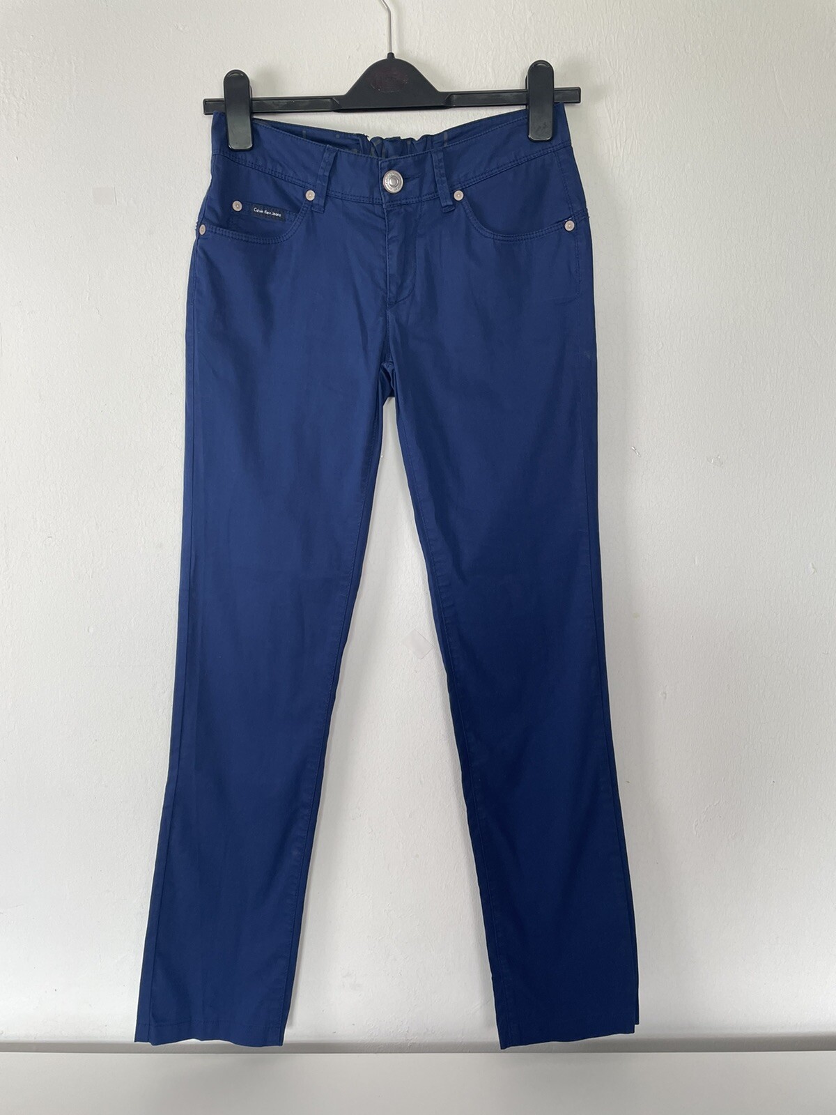 Calvin Klein Men’s Low Rise Dark Blue Skinny Jeans Size W26 L28 Good Condition