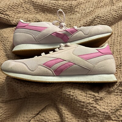 reebok pink suede face cassic