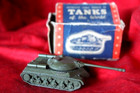 WWII  Comet Metal Products STALIN TANK model Vintage 1943 mfr in Orig Box # 5207 — photo 2