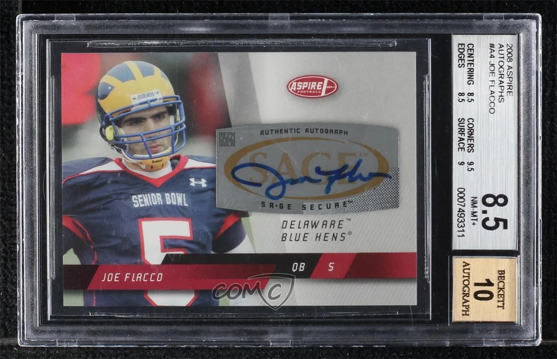 Joe Flacco SA-GE Aspire #A4 Autograph