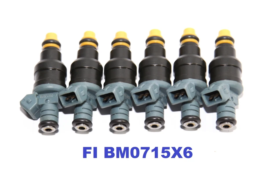 Inyectores de combustible Fit BMW 92-93 BMW 325i /87-89 325is/88-90 325iX 2,5 L I6 6 piezas Foto 2 de 4