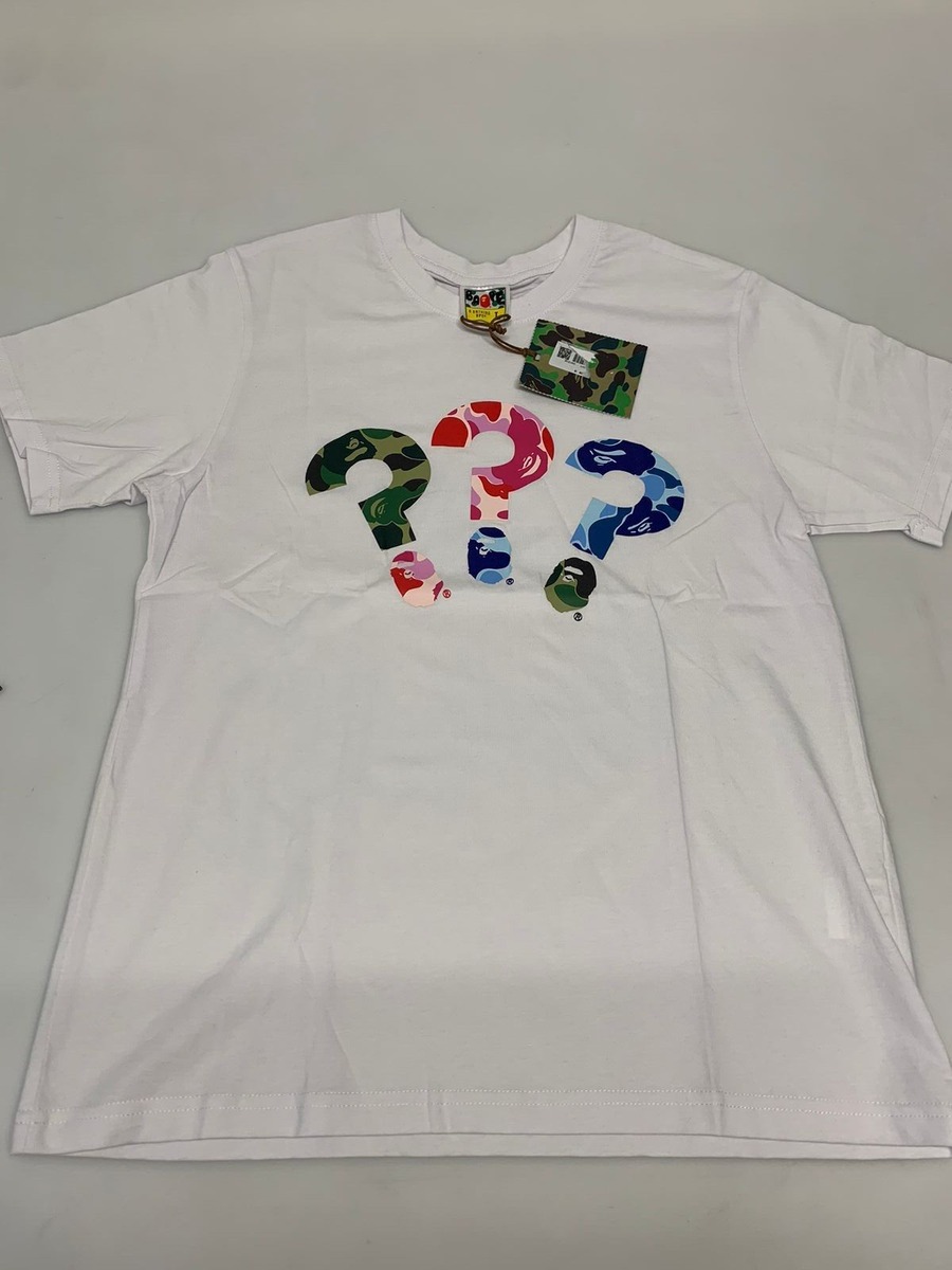 A BATHING APE Tシャツ ホワイト New Bape A Bathing Ape T-shirt Short Sleeve White L Men's